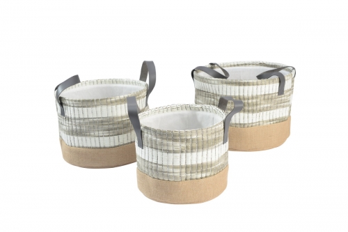 Paper and fabric baskets