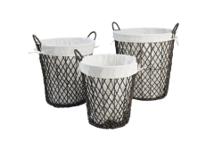 PE storage baskets