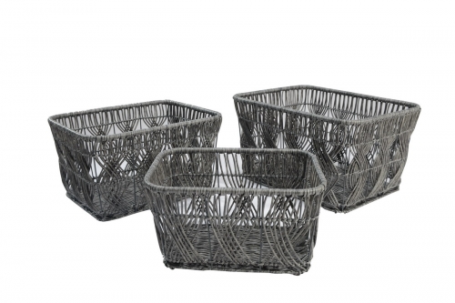 PE storage baskets