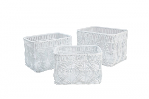 PE storage baskets