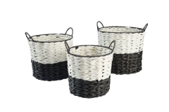 PE and wire storage baskets