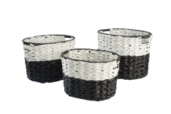 PE and wire storage baskets