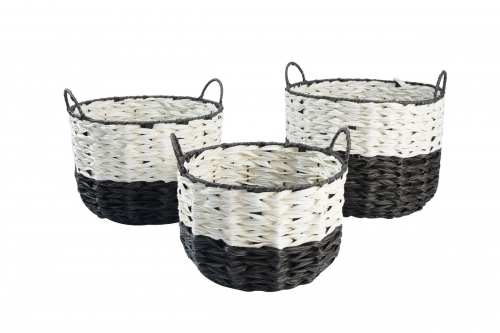 PE and wire storage baskets