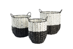 PE and wire storage baskets