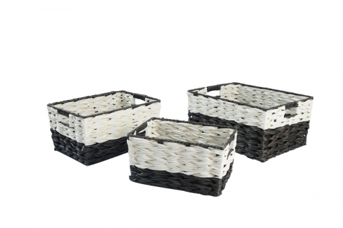 PE and wire storage baskets