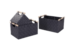 Nylon storage baskets