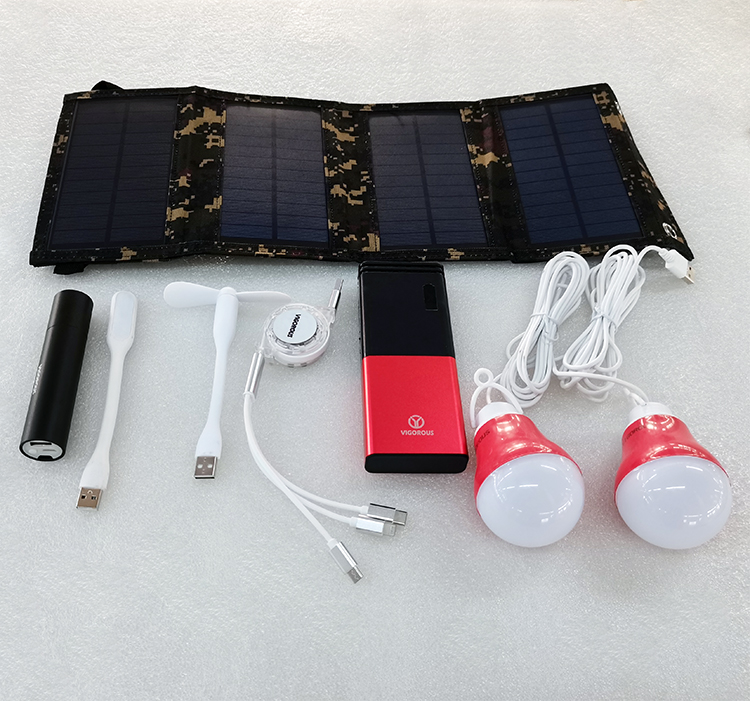 Small solar power bank kit solve big problems
