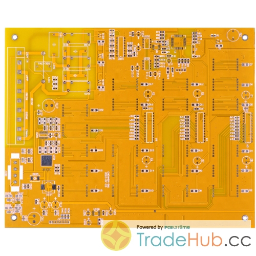 Double-sided PCB Yollow SM HASL Lead Free PCB