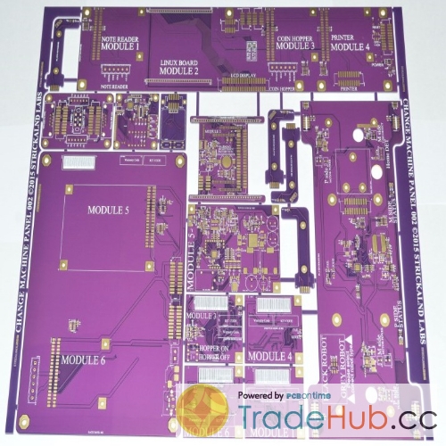 Purple color PCB Combined Panel ML6 PCB
