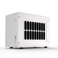 Custom White Aluminium Gaming Computer Case