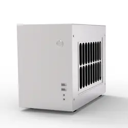 Custom White Aluminium Gaming Computer Case