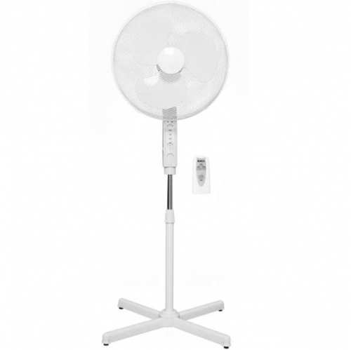 16" Oscillating Pedestal Fan With Remote Control