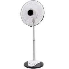 Ventilateur de bureau et piédestal mince oscillant de 12