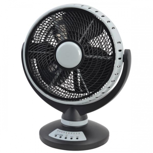 12" Table Fan With Turbo Grill & Remote Control