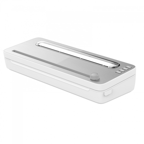 Stainless steel Vacuum Sealer Machine With Bag and Roll Cutter and bag storage function