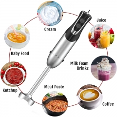 Electric stainless steel heavy duty 4 in 1 multifunctional portable hand blender