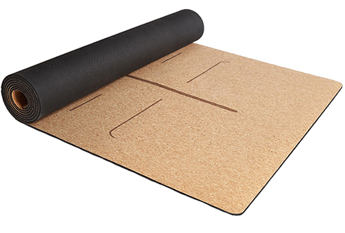 cork rubber yoga mat