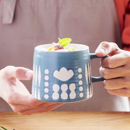 Mugliving ceramic coffee mug, Mix and Match Geometric pattern ceramic mug , 8 pattern option,handmade stoneware mug