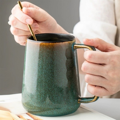 Mugliving best selling mug, reactive tear glaze mug, big capacity ceramic mug:650ML,handcraft mug,eco-friendly