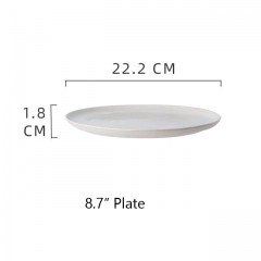 8.7 inch plate