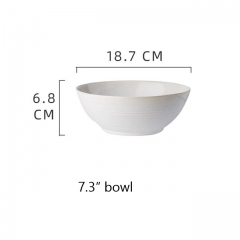 7.3 inch bowl