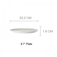 8.7 inch plate