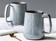 Handprinting lines mug