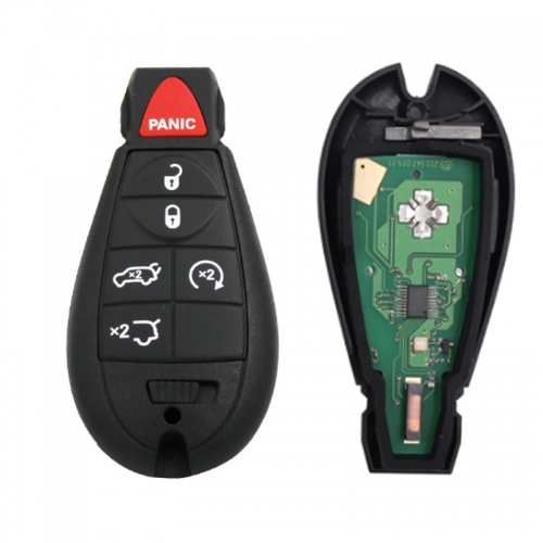 MK300025 5+1 Buttons 433mhz id46 PCF7941 Remote Fobik for C-hrysler 300 Dodge Grand Caravan M3N5WY783X IYZ-C01C Grand Cherokee Auto Keys Remote Fob