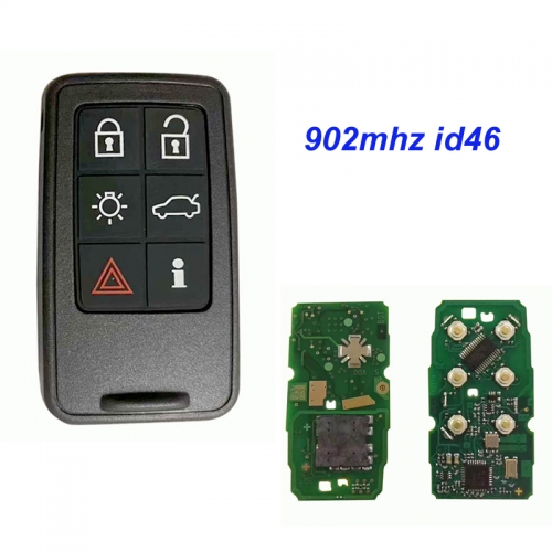 MK170003 6 Buttons 902mhz Smart Key for Volvo PCF7953 5WK49226 Remote Control Fob Keyless Go