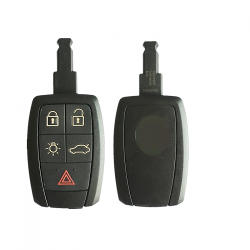 MK170004 433mhz 4+1 Button Smart Key Keyless Go for Volvo 2004 - 2013 C70 C30 S40 V50  5WK49259