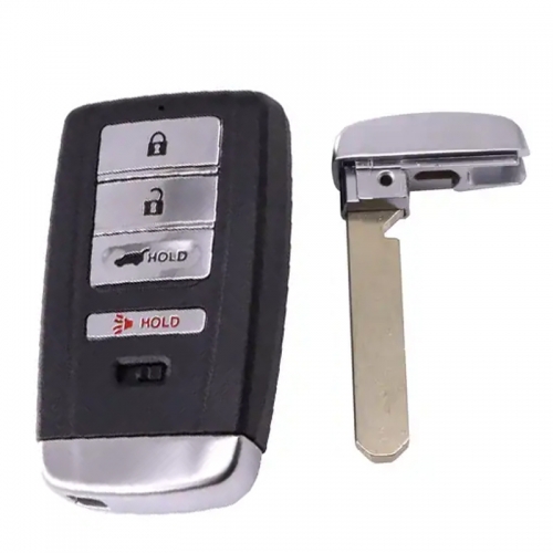 MK550001 3+1 Button 315mhz Smart Remote Key PCF7953X / HITAG 3 / 47 CHIP / FCC ID KR5V1X for 2014-2020 MDX RDX Auto Car Keys