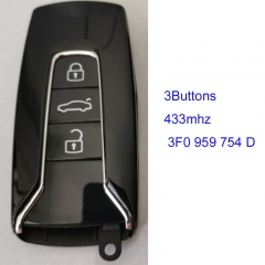 MK120024 Original 3Buttons 434MHz Smart Key for VW Touareg 2018+ 3F0 959 754 D Keyless Go Proximity Key