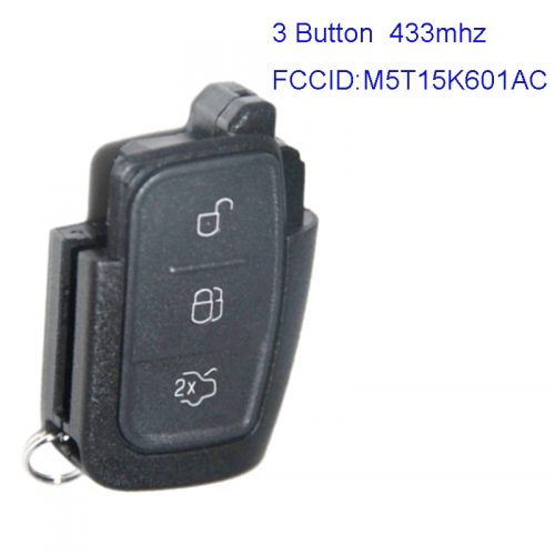 MK160092 Original 3 Button 433Mhz Remote Key for Ford Mondeo Transit 3M5T15K601AC Remote Car Key Control Fob