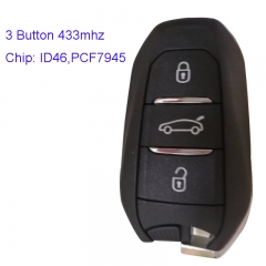 MK250013 Original 3 Buttons 433 MHz Smart Remote Key for C-itroen C4L PCF7945 ID46 Chip Keyless Go Proximity