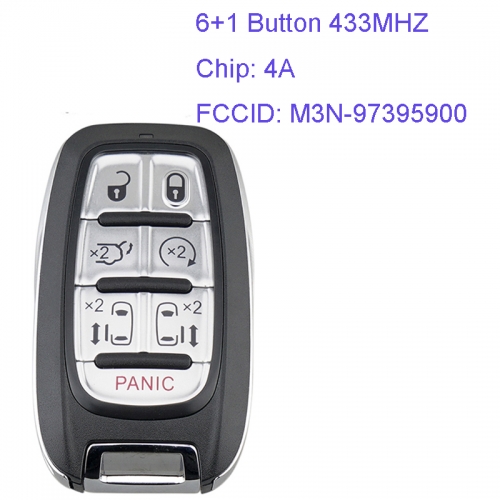 MK320041 6+1 Buttons Proximity Smart Key Remote Start Fob 433Mhz For C-hrysler Pacifica 2017-2020 M3N-97395900 68217832AC