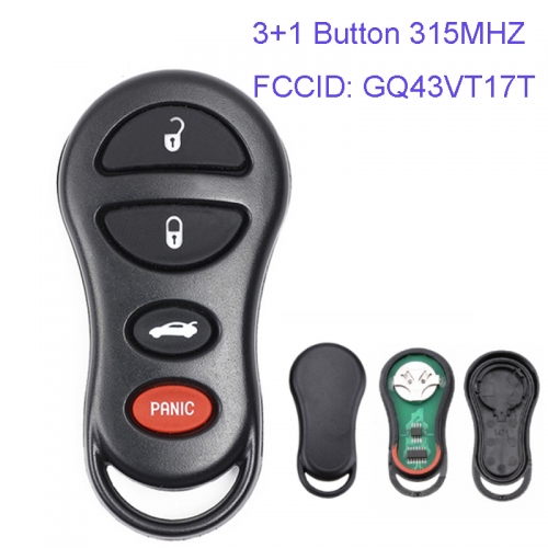 MK320026 2+1 Button 315MHZ Remote Control for C-hrysler Jeep Grand Cherokee GQ43VT17T