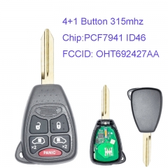 MK320032 4+1 Button 315Mhz Remote Control for C-hrysler DODGE Jeep FCC ID OHT692427AA Auto Car Key Fob