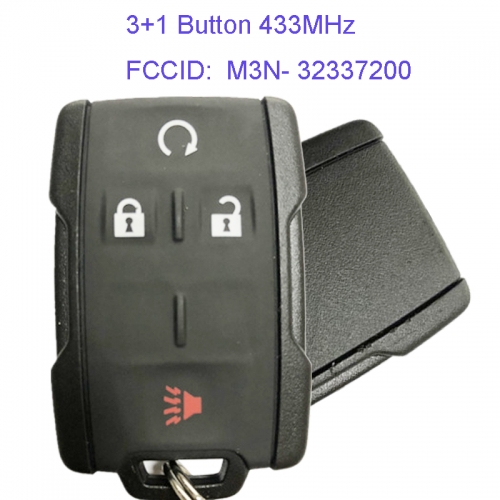 MK290009 Original 3+1 Button 433MHz Smart Remote Key for GMC M3N- 32337200 Remote Car Key Fob Keyless Entry