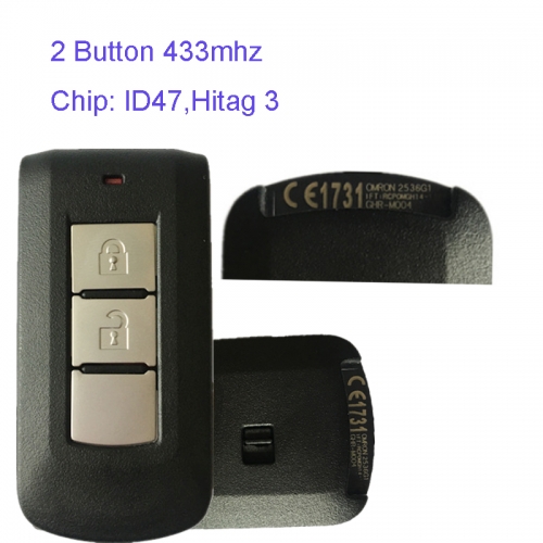 MK330013 Original 2 Button 433mhz Smart Remote Key for Fiat with  47 Chip Keyless Entry Remote Key