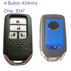 MK180101  4 Button 434mhz Smart Key Remote Control For Honda H-ybrid Alison O-dyssey Keyless Go with id47 chip