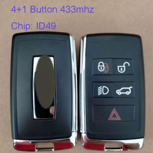 MK500002 5 Button Smart Key Remote Control 433mhz for 2019 J-aguar  Keyless Go with id49 chip