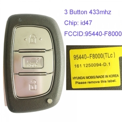 MK140097 3 Button 433mhz Smart Remote Control Key for H-yundai Tucson 2018 Remote 95440-F8000