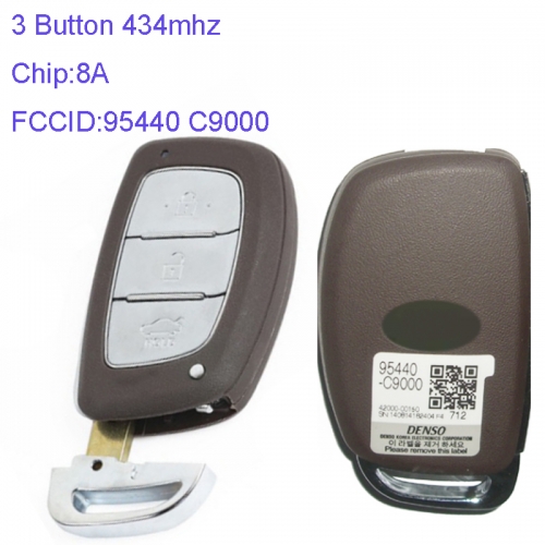 MK140087 3 Button 434mhz Smart Remote Control Key with 8A chip for H-yundai ix25 Remote 95440 C9000