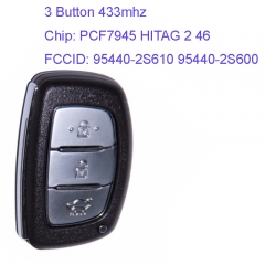 MK140088 3 Button 433mhz Smart Remote Control Key with 46 chip for H-yundai IX35 Remote 95440-2S610 95440-2S600