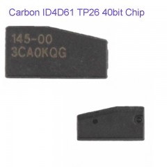 FC300025 Blank key Carbon ID4D61 TP26 40bit Transponder Car Key Chip Replacement