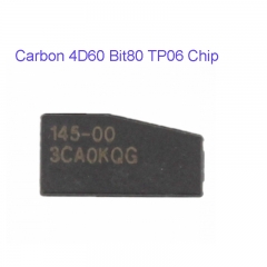 FC300024 Blank key Carbon 4D60 Bit80 TP06 Transponder Car Key Chip Replacement