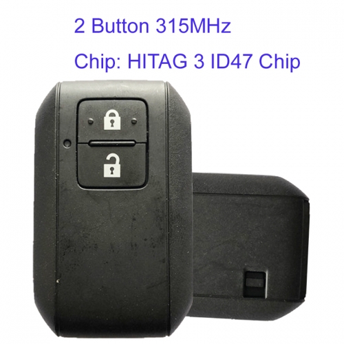 MK370021 2 Button 315MHz Smart Key for S-uzuki wagon SWIFT 2017 With ID47 Chip Car Key Fob Proximity Remote Control