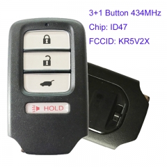 MK180120 3+1 Button 434MHz Smart Key for H-onda CR-V Pilot KR5V2X with ID47 Chip Remote Key Keyless Go