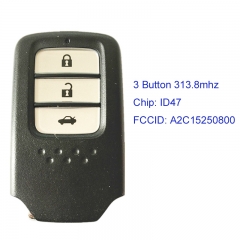 MK180122 3 Button 313.8mhz Smart Key for H-onda A2C15250800 with ID47 Chip Remote Key Keyless Go