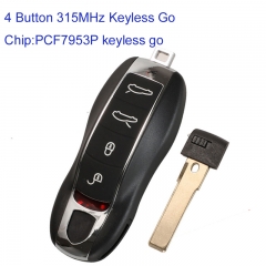 MK470021 4 Button 315MHz Smart Key Remote Control for P-orsche Auto Car Key Fob Chip keyless go